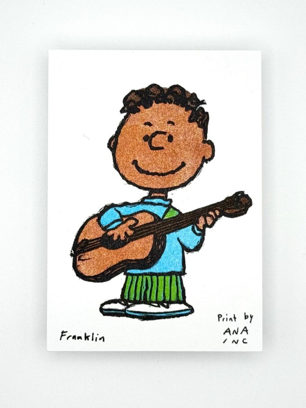 Ana Inciardi Snoopy Lifestyle Franklin Mini Art Print